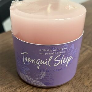 Bath & Body Works Tranquil Sleep Pink and Purple Candle